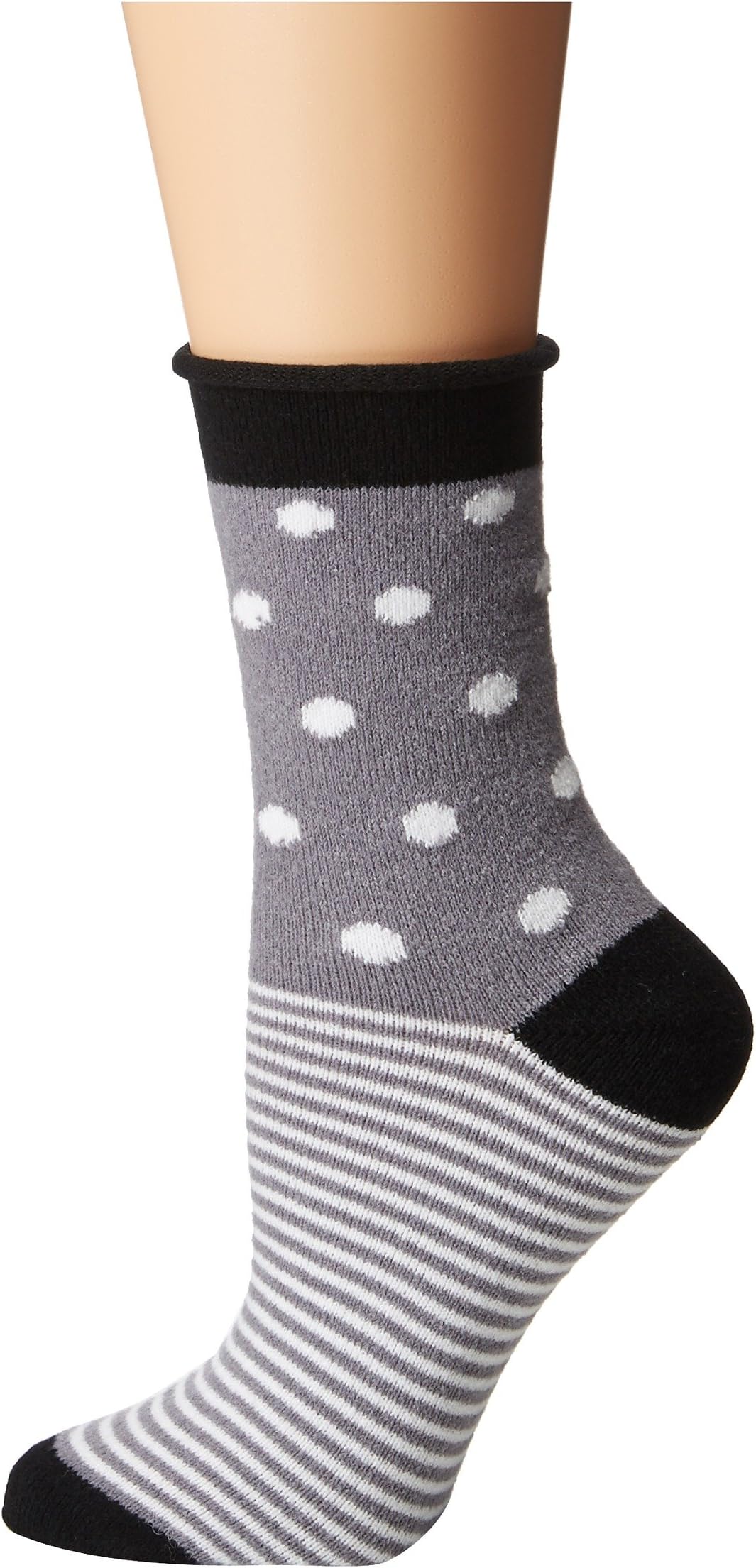 Тонкие флисовые носки Plush, цвет Charcoal Multi цена и фото