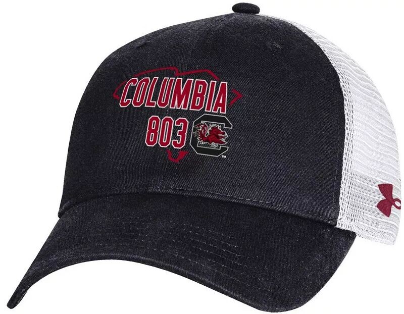 

Мужская регулируемая кепка Under Armour South Carolina Gamecocks черного цвета с кодом города