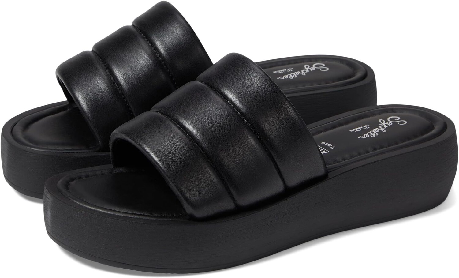 

Босоножки Velour Seychelles, черная кожа