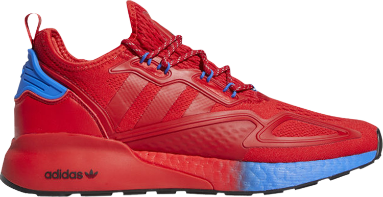 Кроссовки Adidas ZX 2K Boost 'Red Blue Gradient', красный