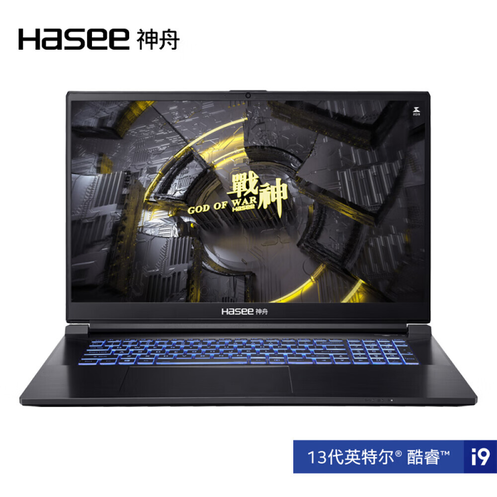 

Ноутбук игровой Shénzhōu Hasee God of War G8R9 17,3" 13-го поколения Intel Core i9-13900H 16G 1TB RTX4060 165Hz 2.5K, черный