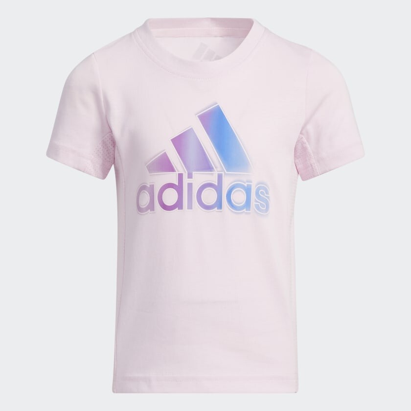 

Футболка adidas Cotton, розовый/фиолетовый