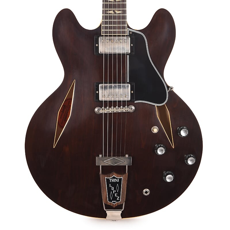 

Gibson Custom Shop 1964 Trini Lopez Reissue "CME Spec" Antique Walnut Murphy Lab Ultra Light Aged (серийный номер CME01529)