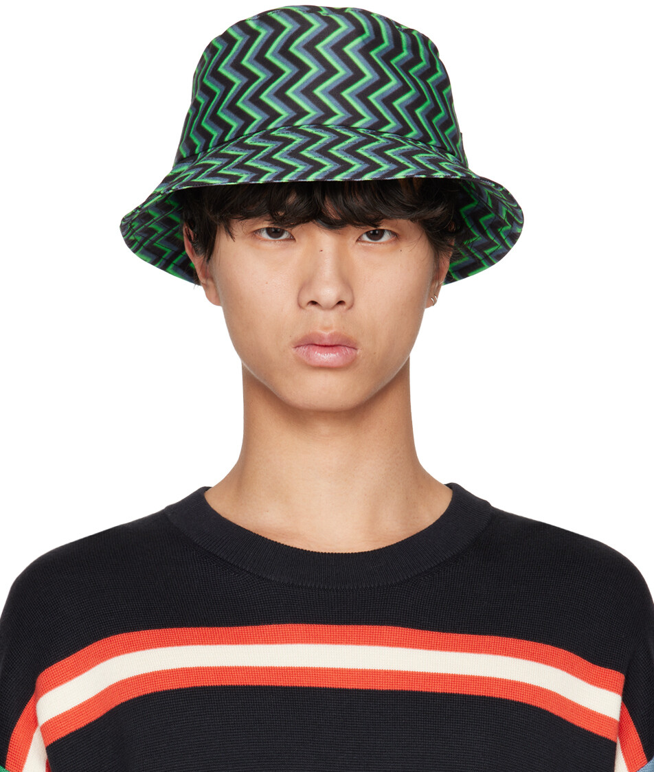 

Зеленая панама с зигзагом Paul Smith