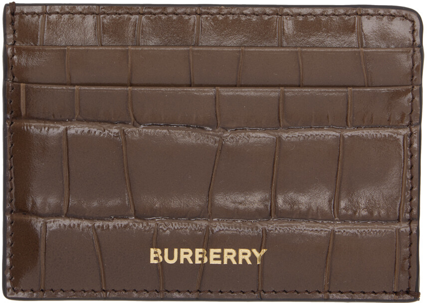 

Коричневый визитница Kier Burberry