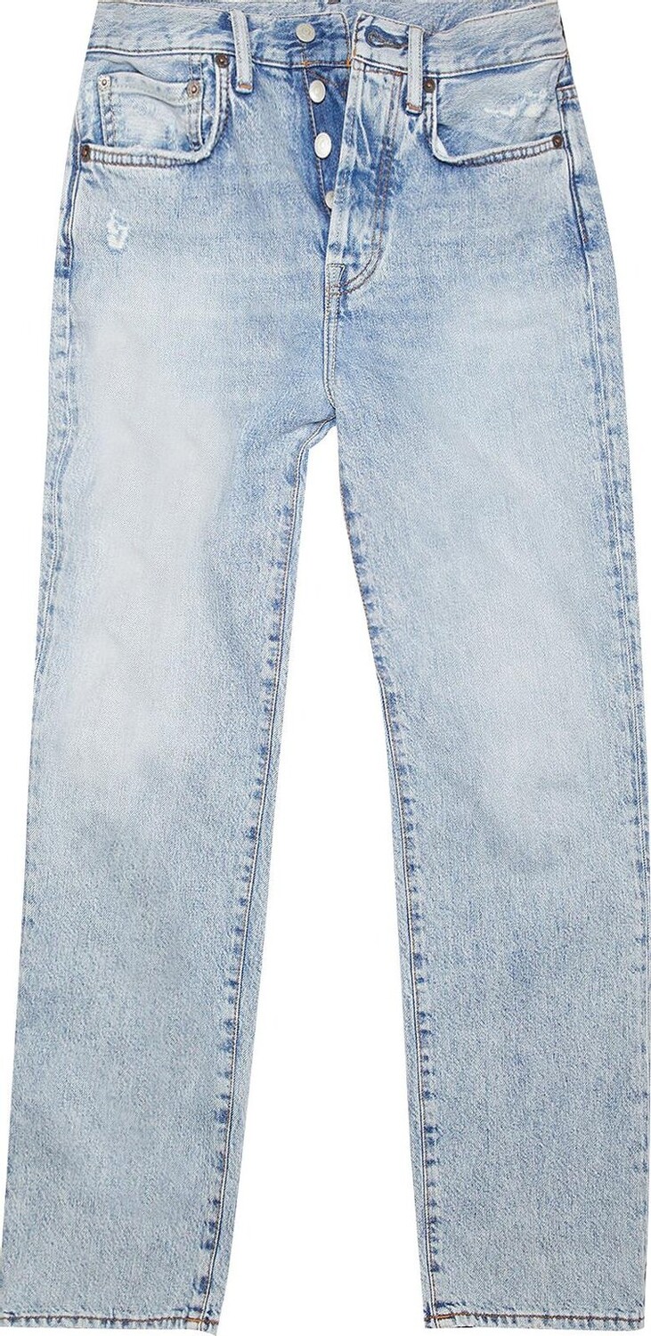 

Джинсы Acne Studios Straight Fit Jeans 'Light Blue', синий