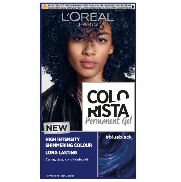 

L'Oreal Paris Colorista Permanent Gel перманентная краска для волос #blueblack