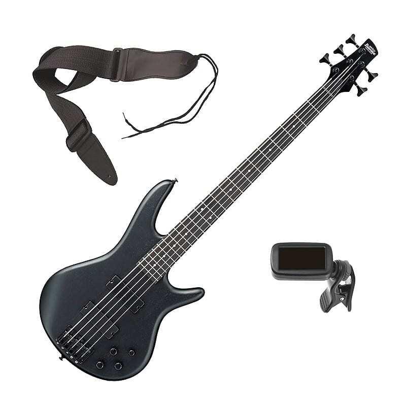 

Ibanez GSR205B 5-струнная бас-гитара, черный BONUS PAK