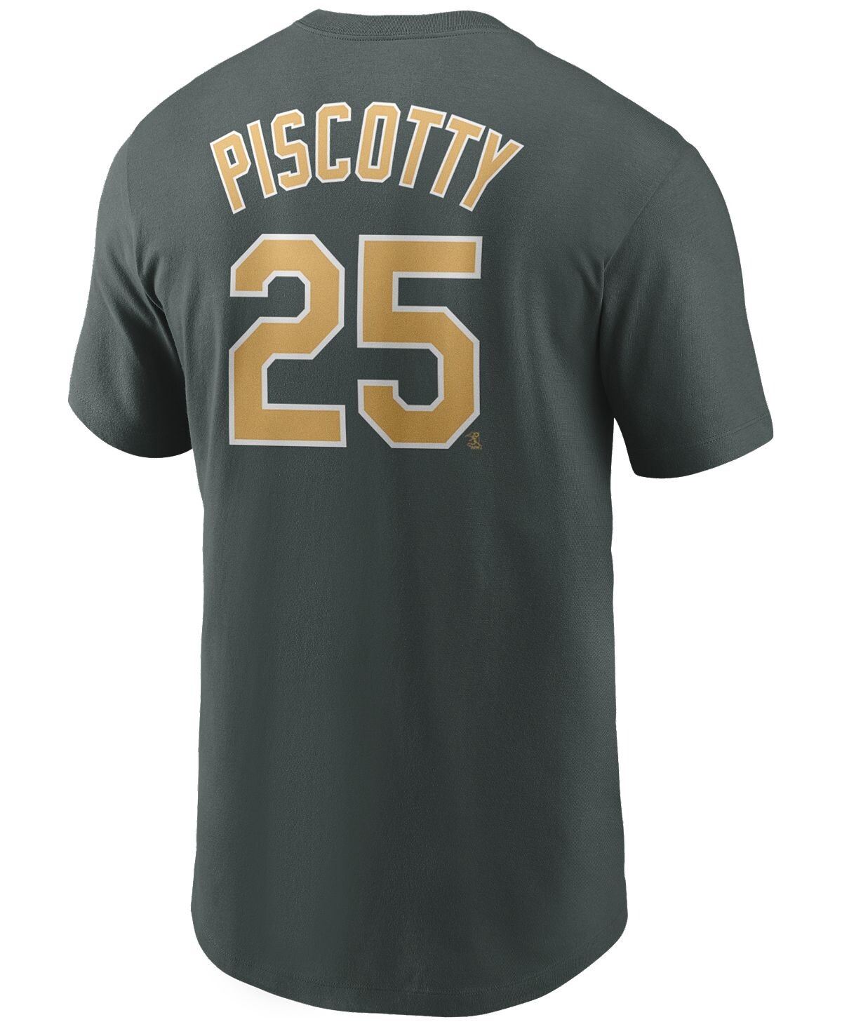 

Мужская футболка stephen piscotty oakland athletics с именем и номером игрока Nike, зеленый