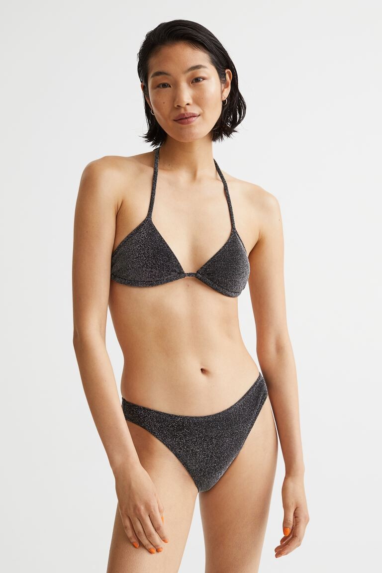 

Плавки бикини H&M, черный/блеск