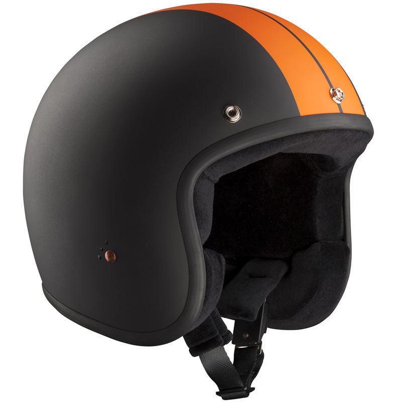 Шлем Bandit ECE Jet Race, черный/оранжевый