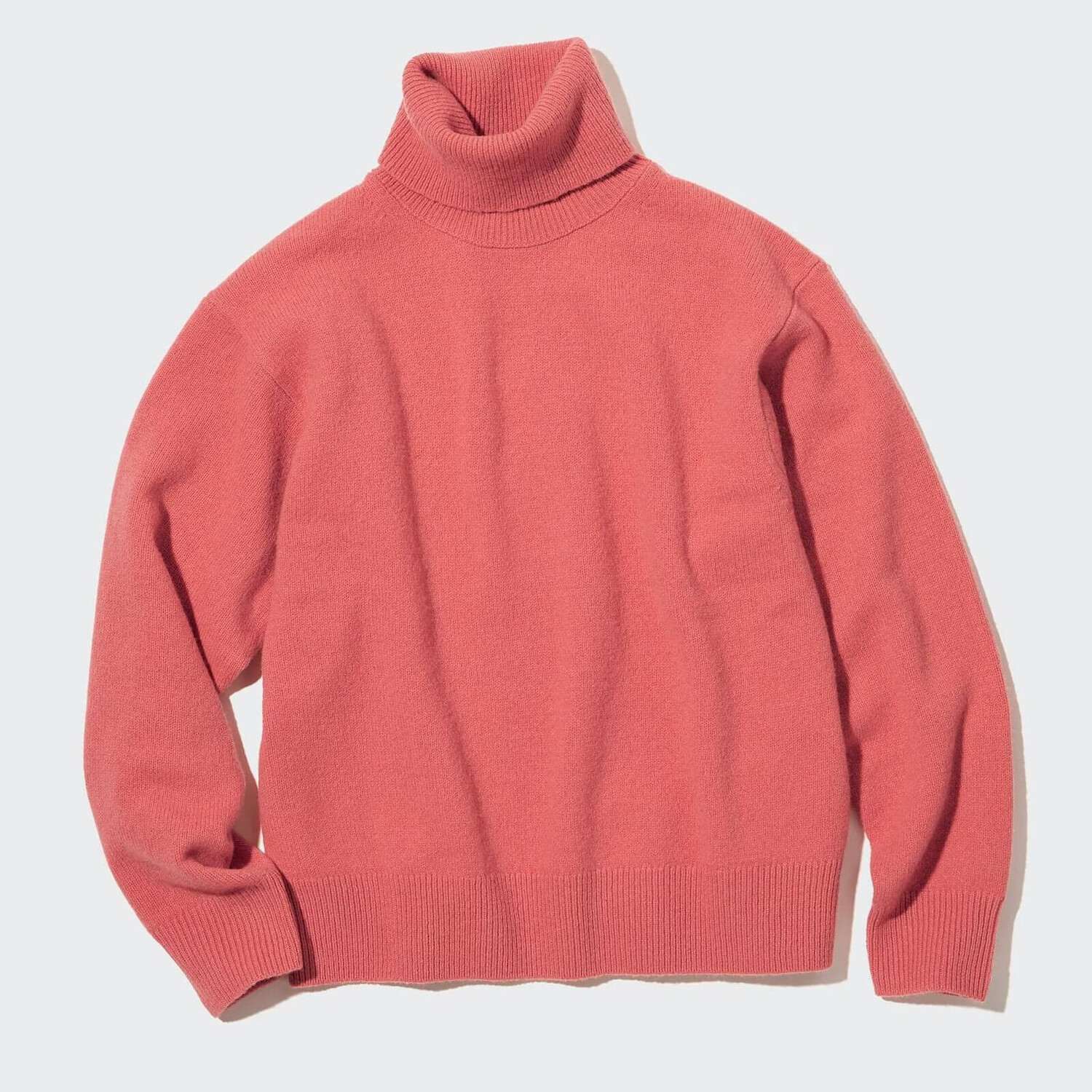 

Джемпер Uniqlo Lambswool Turtleneck, розовый (Размер S)