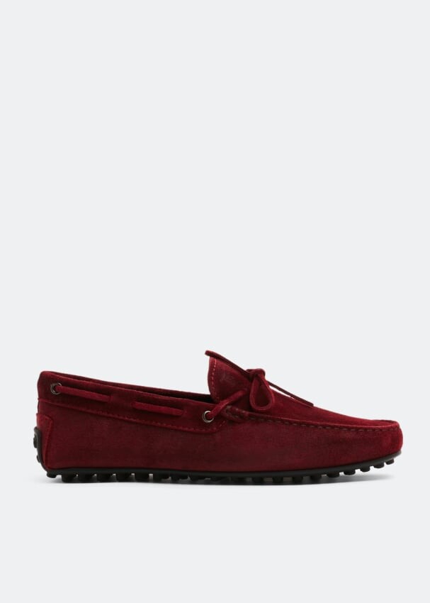 

Лоферы TOD'S City Gommini driving loafers, красный
