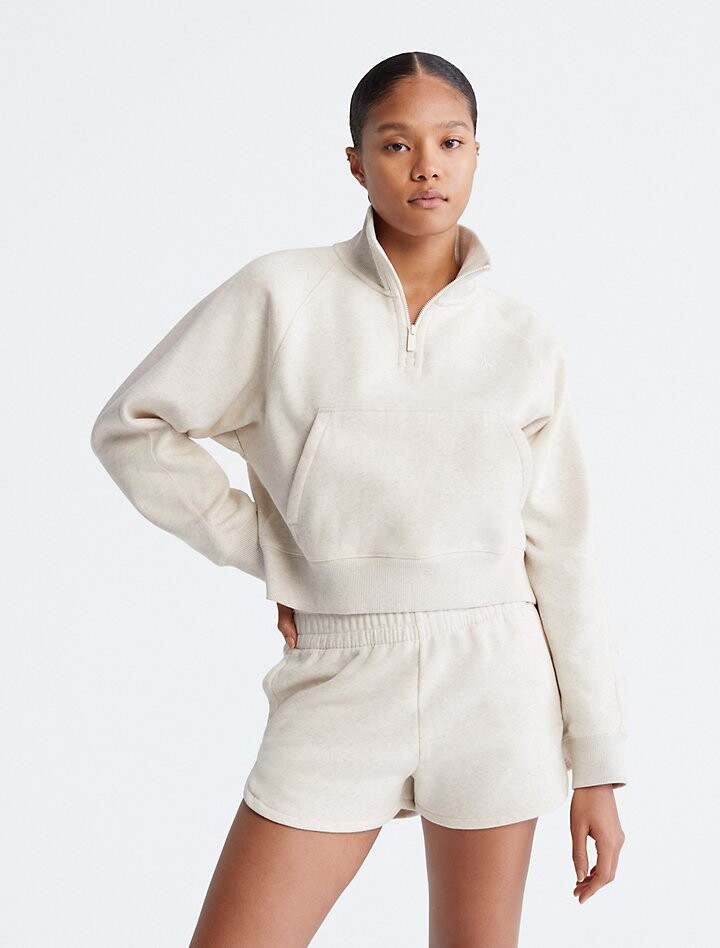 

Толстовка из флиса с логотипом Archive Calvin Klein, Серый