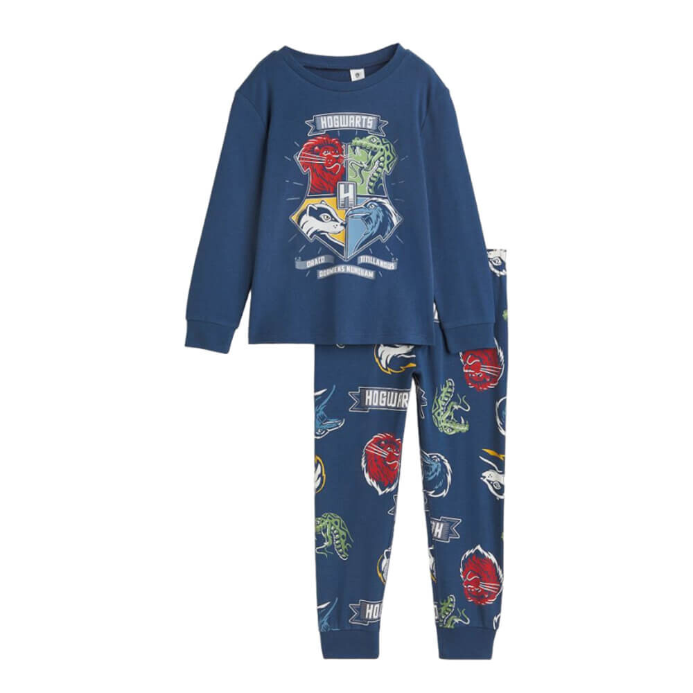 

Печатные пижамы H&M Harry Potter, темно-синий