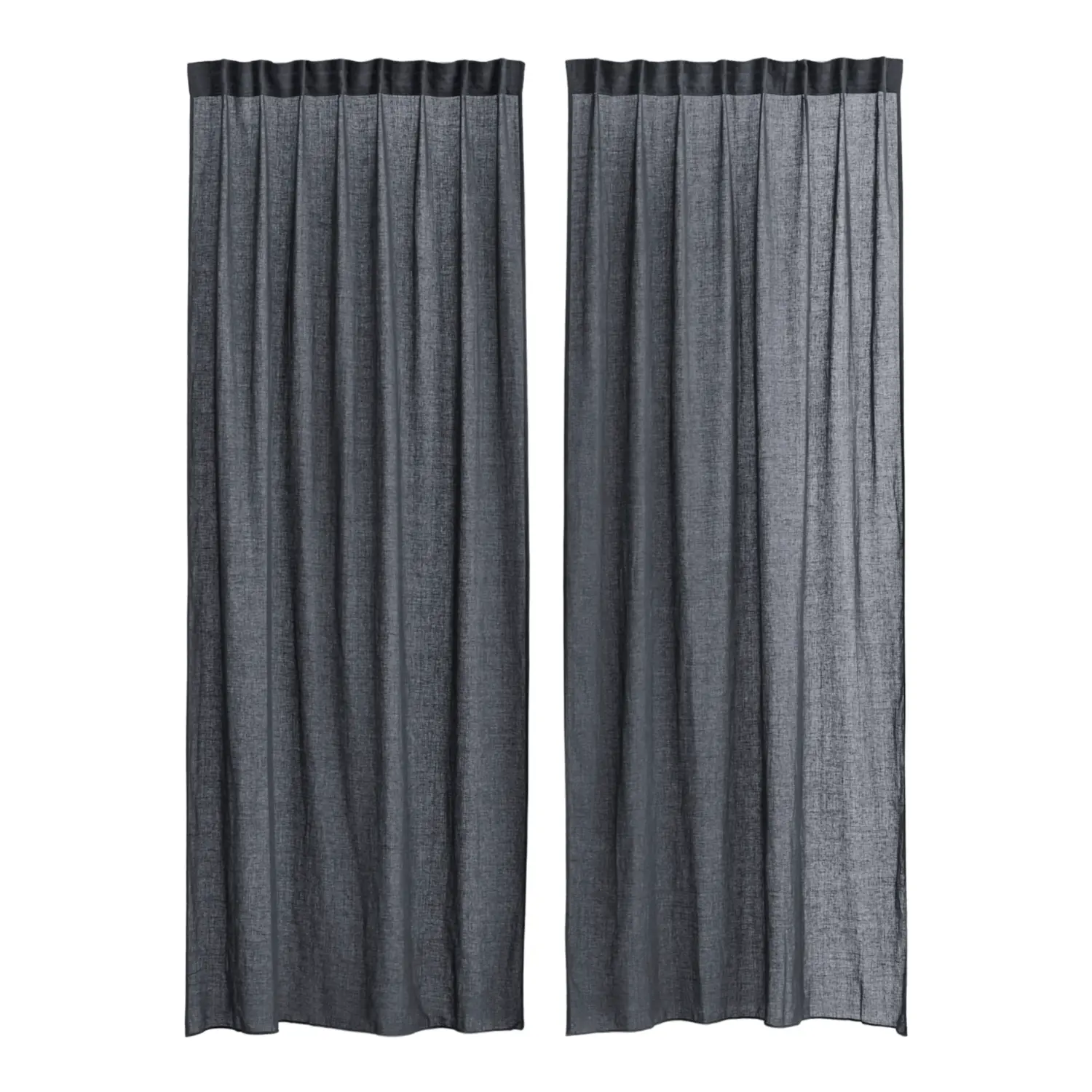 

Шторы H&M Home 2-pack Multiway Linen-blend, 2 предмета, серый