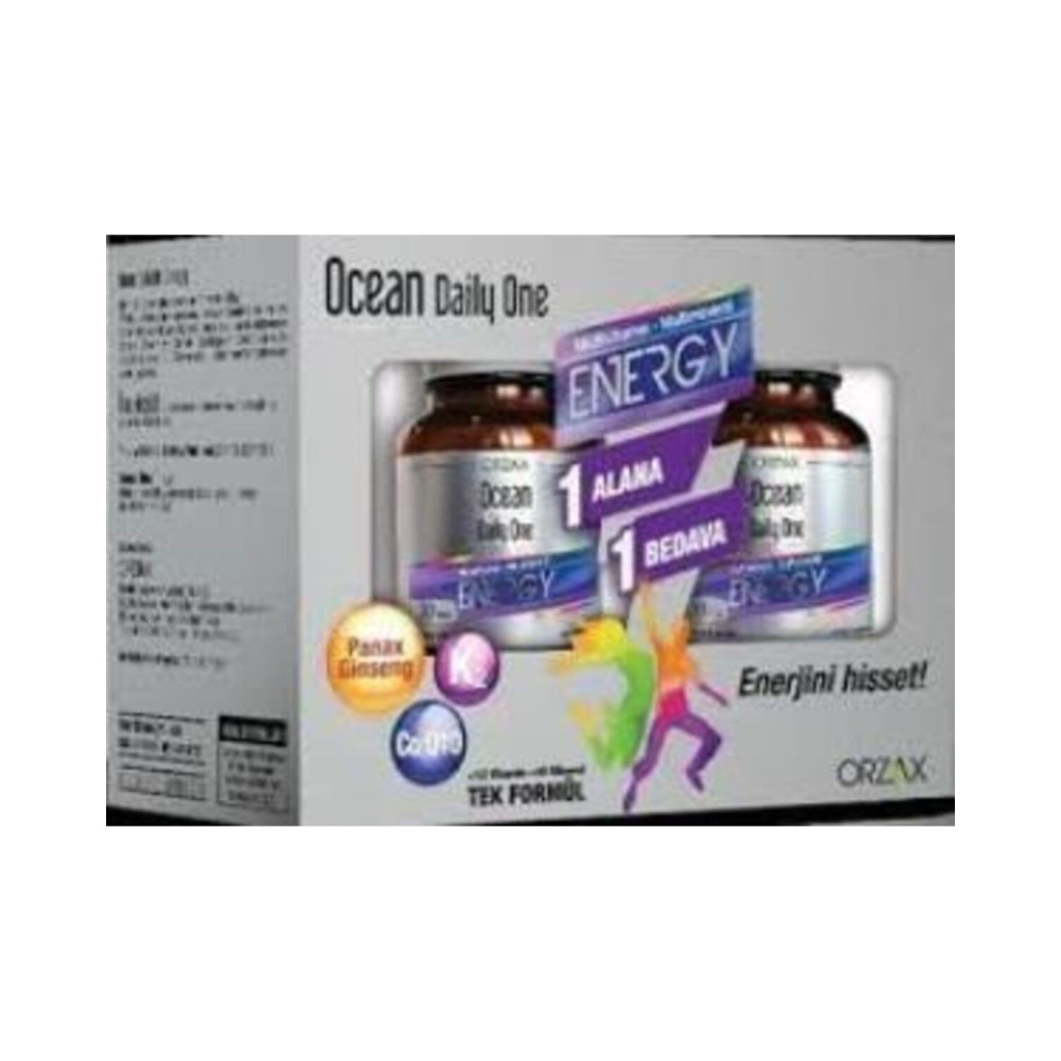 Активная добавка Ocean Daily One Energy витаминные капли d3 k2 ocean 20 мл пищевая добавка daily one energy 30 таблеток
