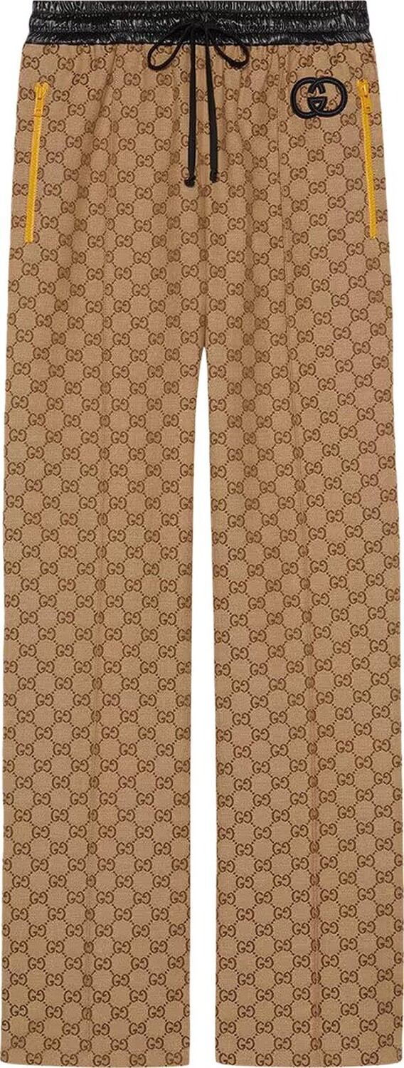 

Брюки Gucci GG Canvas Pants Beige/Ebony, бежевый