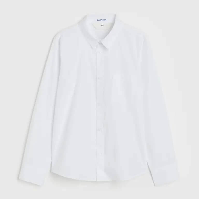 цена Легкая железная рубашка H&M, белый