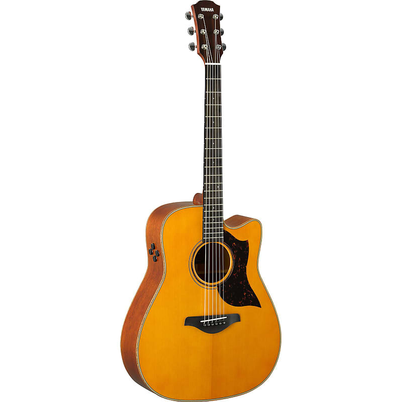 

Yamaha A3M Acoustic Electric ARE Dreadnought Cutaway Guitar, Vintage Natural