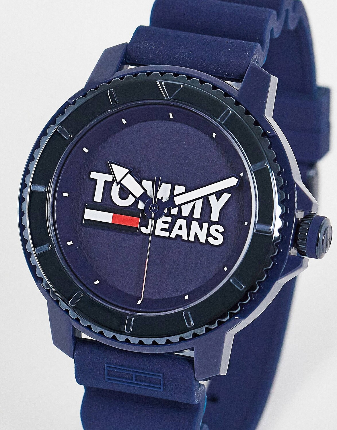 

Темно-синие силиконовые часы Tommy Jeans