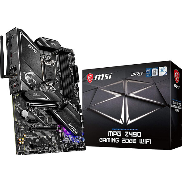 

Материнская плата MSI MPG Z490 GAMING EDGE, DDR4, Wi-Fi, черный