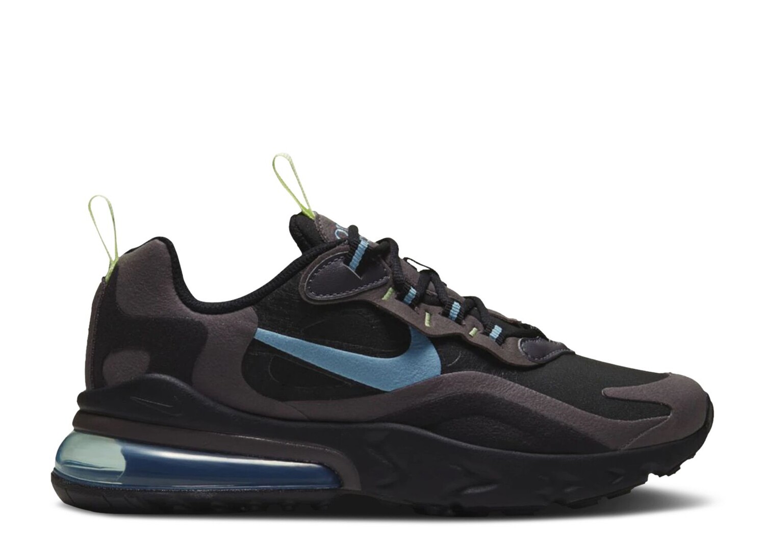 

Кроссовки Nike Air Max 270 React Gs 'Black Cerulean', черный