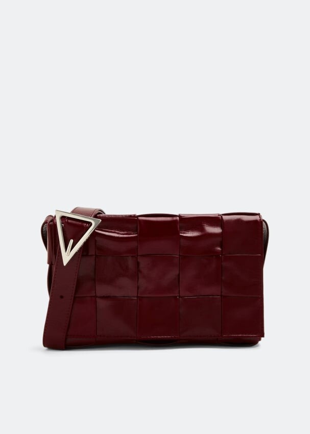 

Сумка BOTTEGA VENETA Cassette bag, бордовый