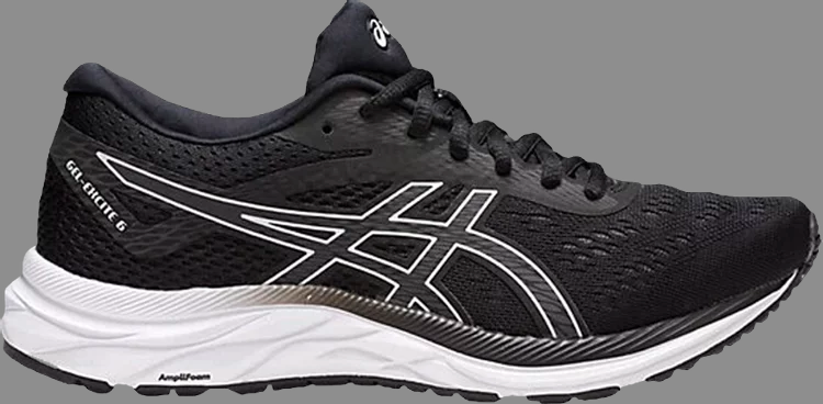 Кроссовки wmns gel excite 6 wide 'black white' Asics, черный - фото