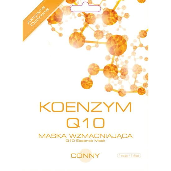 Conny Q10 Essence Mask Укрепляющая тканевая маска Коэнзим Q10 23г маска тканевая с коэнзимом q10 eunyul natural moisture mask pack coenzyme q10 22мл