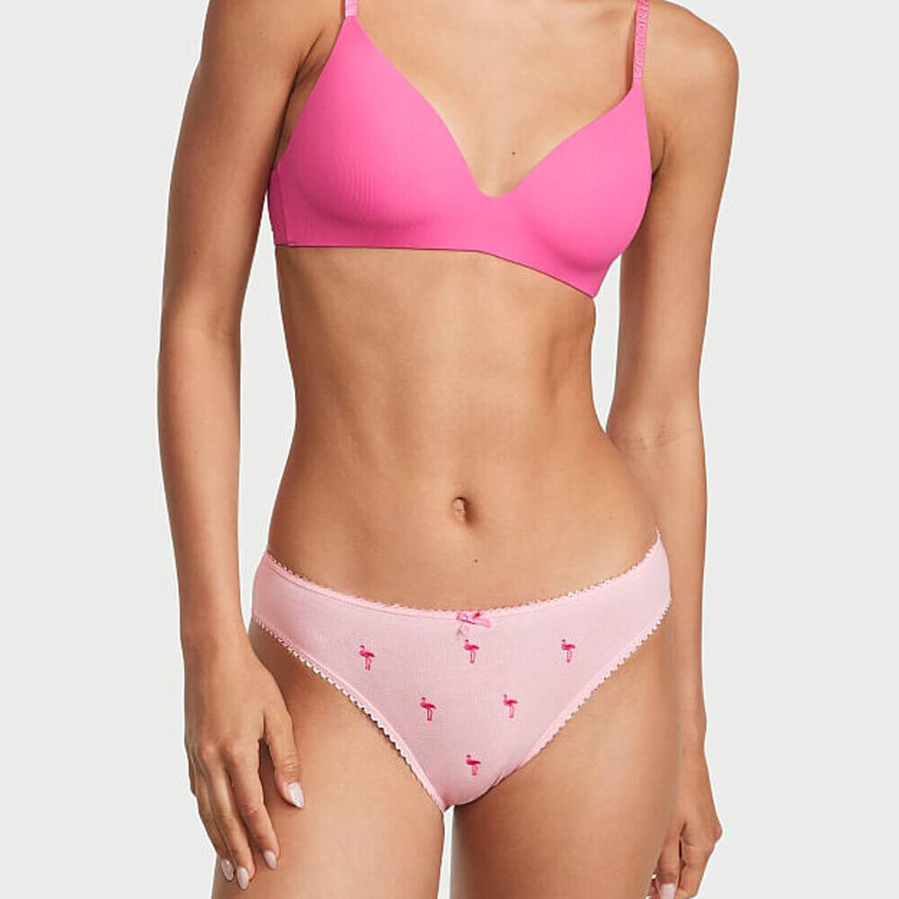

Трусики-бикини Victoria's Secret Stretch Cotton, розовый