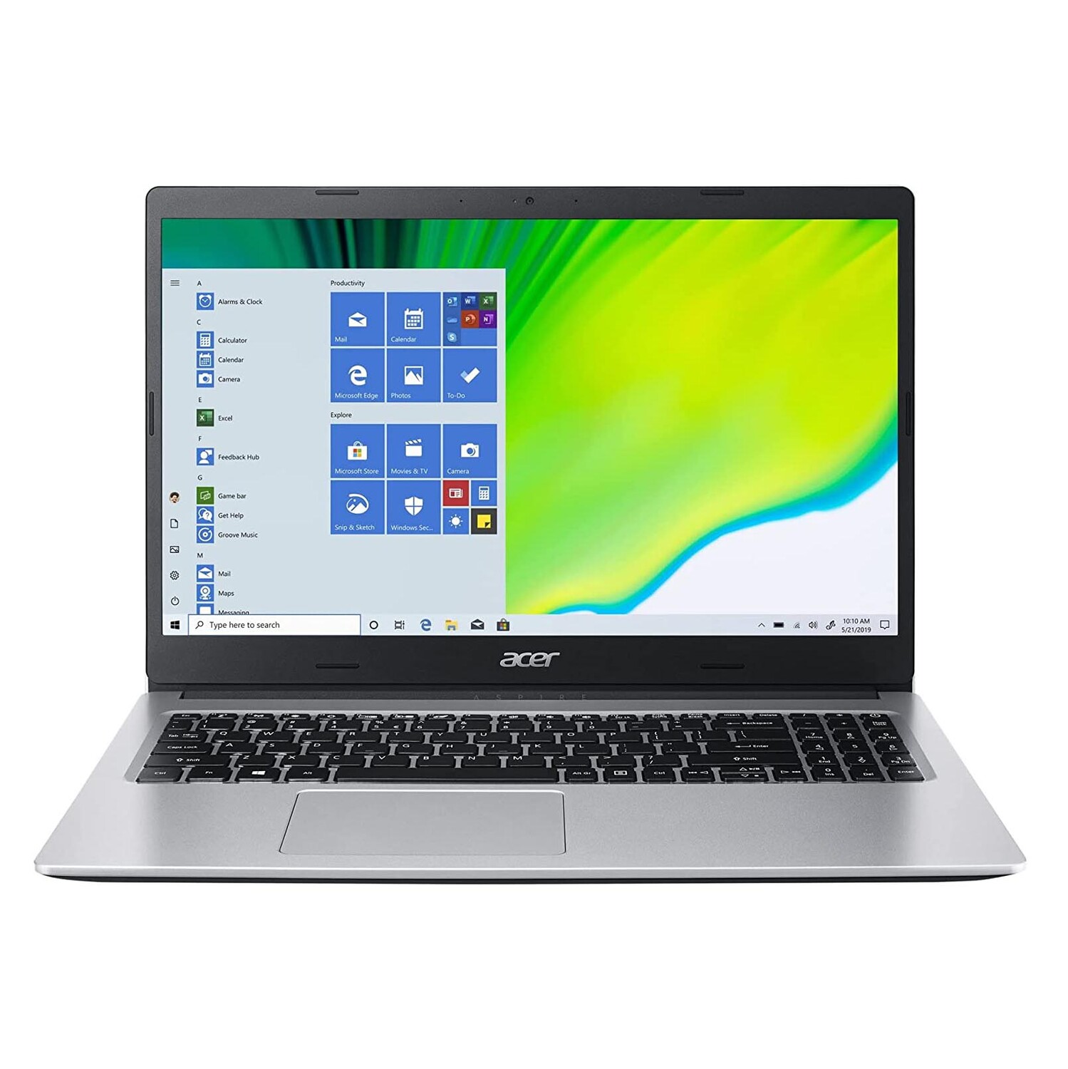

Ноутбук Acer Aspire 3 15.6'', 8 Гб/512 Гб, серебристый, английская клавиатура