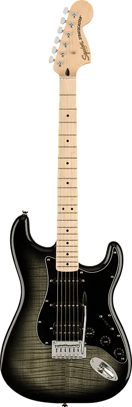 

Электрогитара Squier Affinity Series Stratocaster FMT HSS в цвете Black Burst Affinity Stratocaster FMT HSS