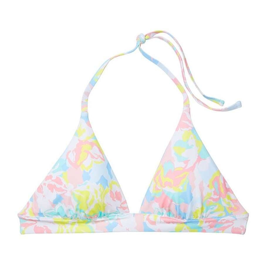 

Лиф бикини Victoria's Secret Swim Mix-and-Match Halter, мультиколор, Синий