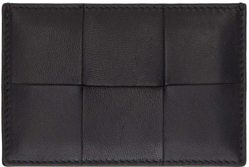 

Черный держатель кредитной карты Bottega Veneta