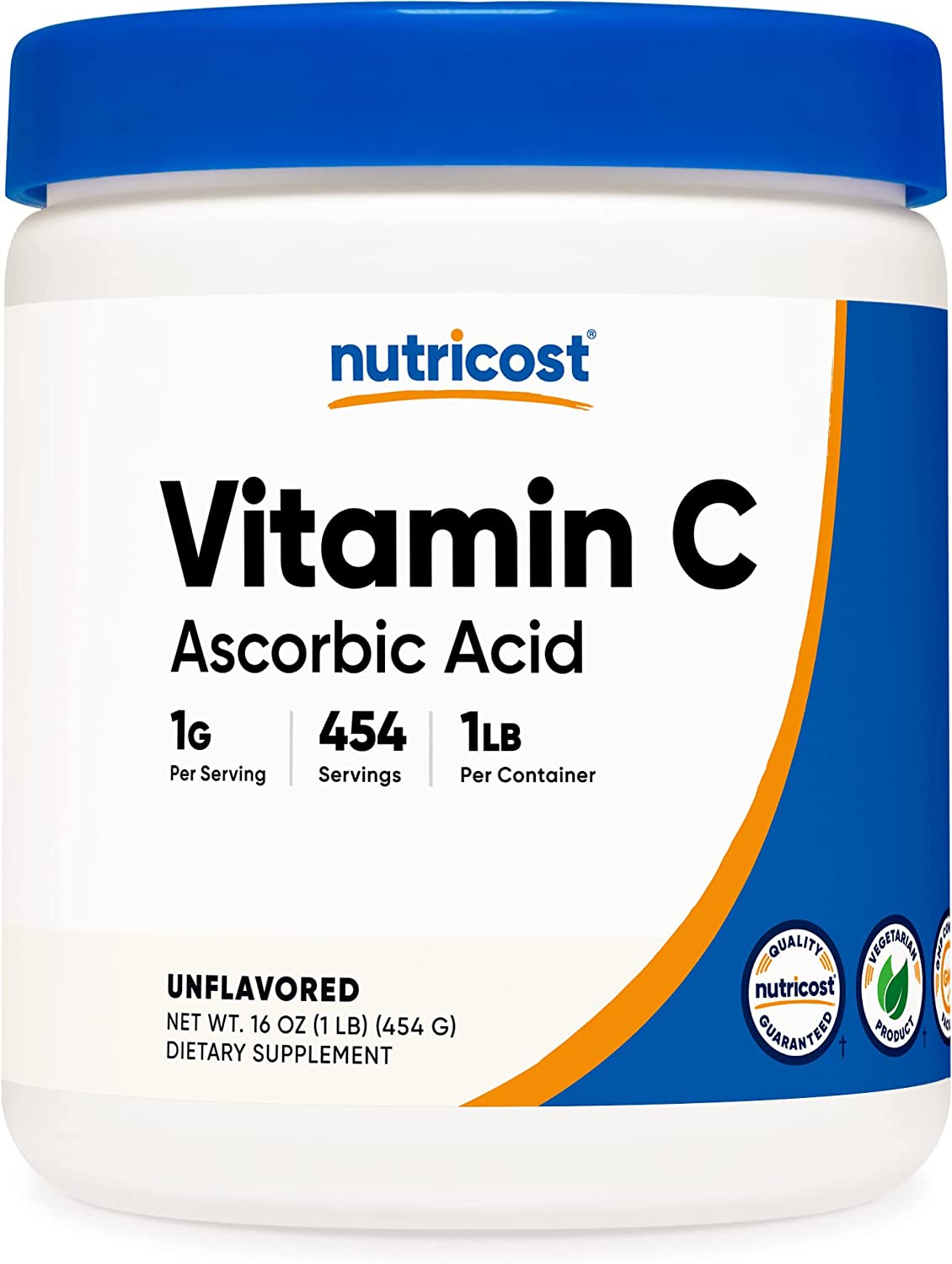 Витамин С Nutricost аскорбиновая кислота витамин с аскорбиновая кислота пор 1г 10 бад