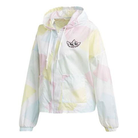 Куртка Adidas originals Graphic WindBr Windproof White / Multicolor, Белый