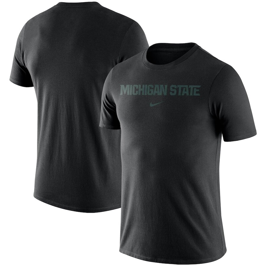 

Футболка с коротким рукавом Nike Michigan State Spartans, черный