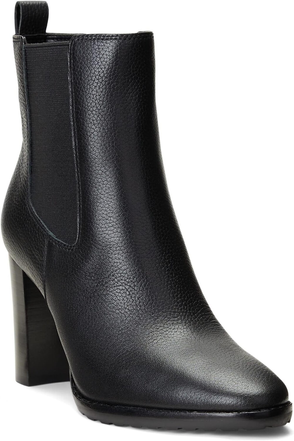 

Ботинки Челси Mylah Tumbled Leather Bootie LAUREN Ralph Lauren, черный