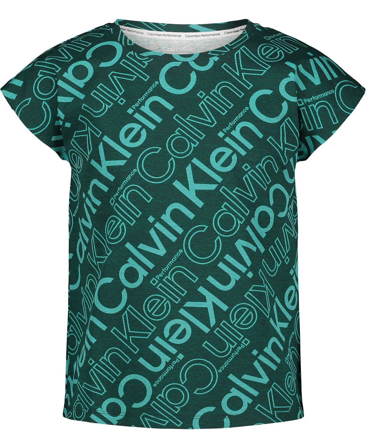 

Футболка свободного кроя с логотипом Big Girls Calvin Klein