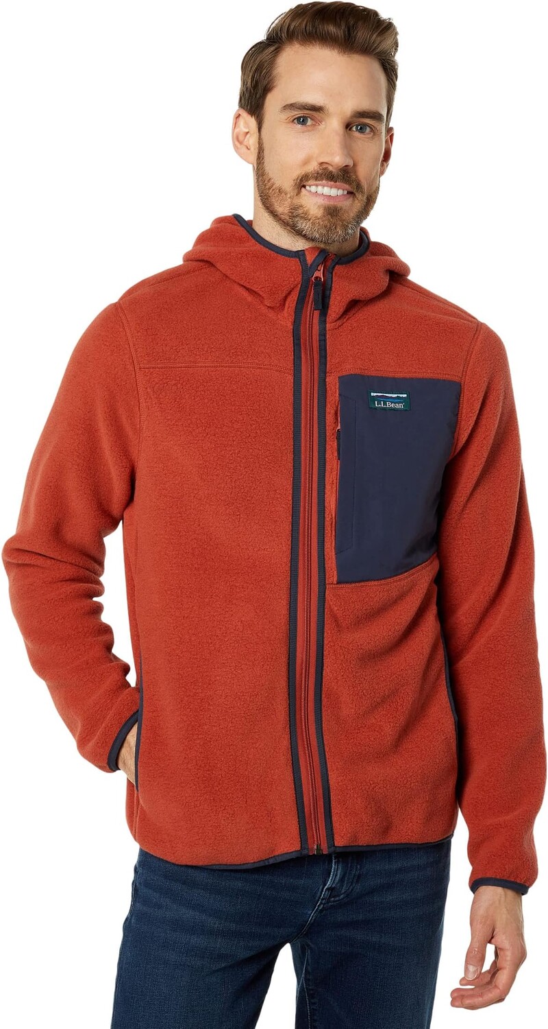 

Толстовка Mountain Classic Fleece Hoodie Regular L.L.Bean, цвет Rust Orange