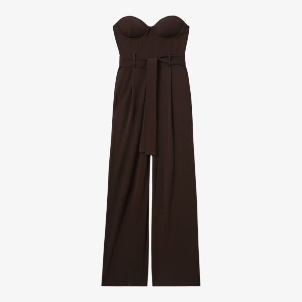 

Reiss x atelier estel креповый комбинезон с вырезом в форме сердца Reiss, коричневый