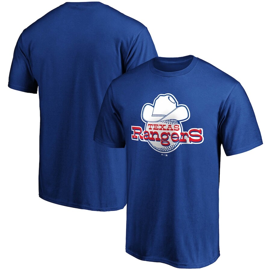 

Футболка с коротким рукавом Fanatics Branded Texas Rangers, роял