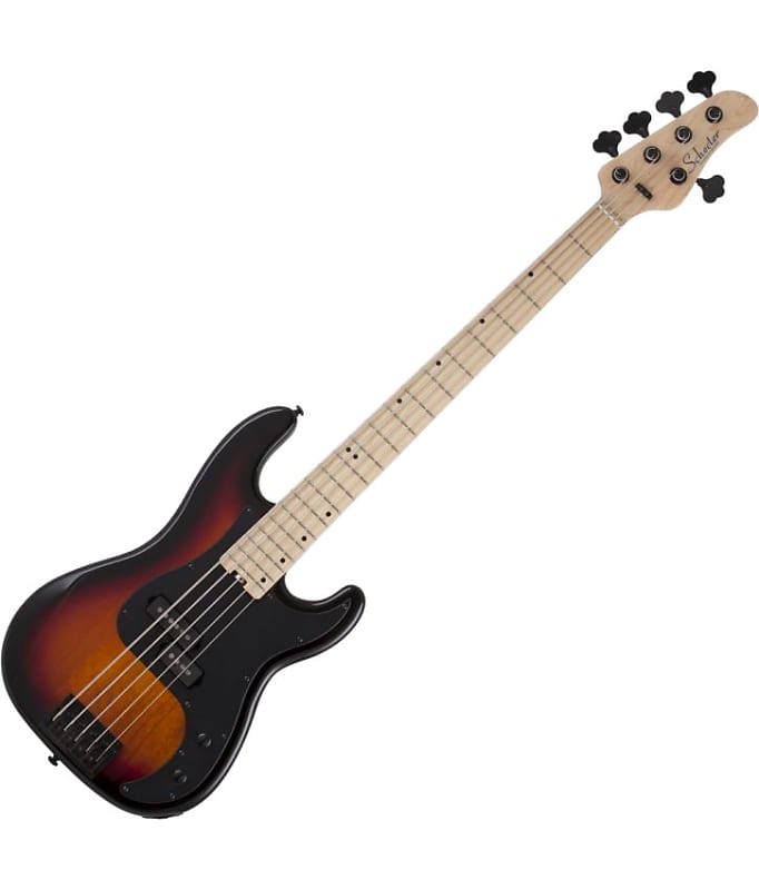 цена Басс гитара Schecter P-5 Electric Bass in 3 Tone Sunburst