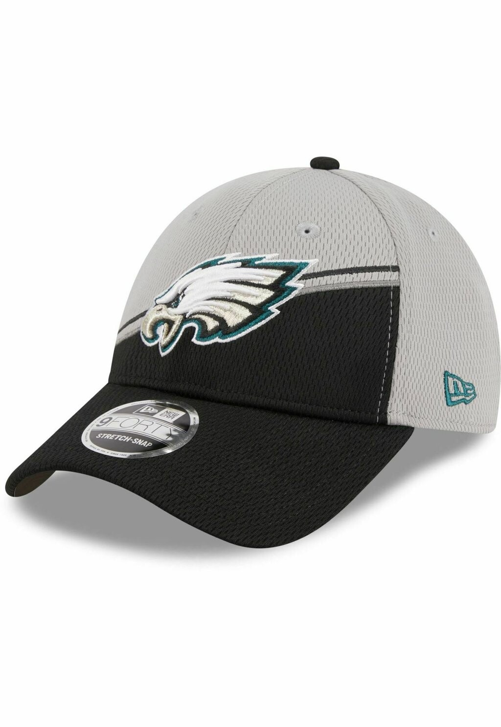 

Бейсболка 9FORTY STRETCH SIDELINE 2023 PHILADELPHIA EAGLES New Era, цвет grey