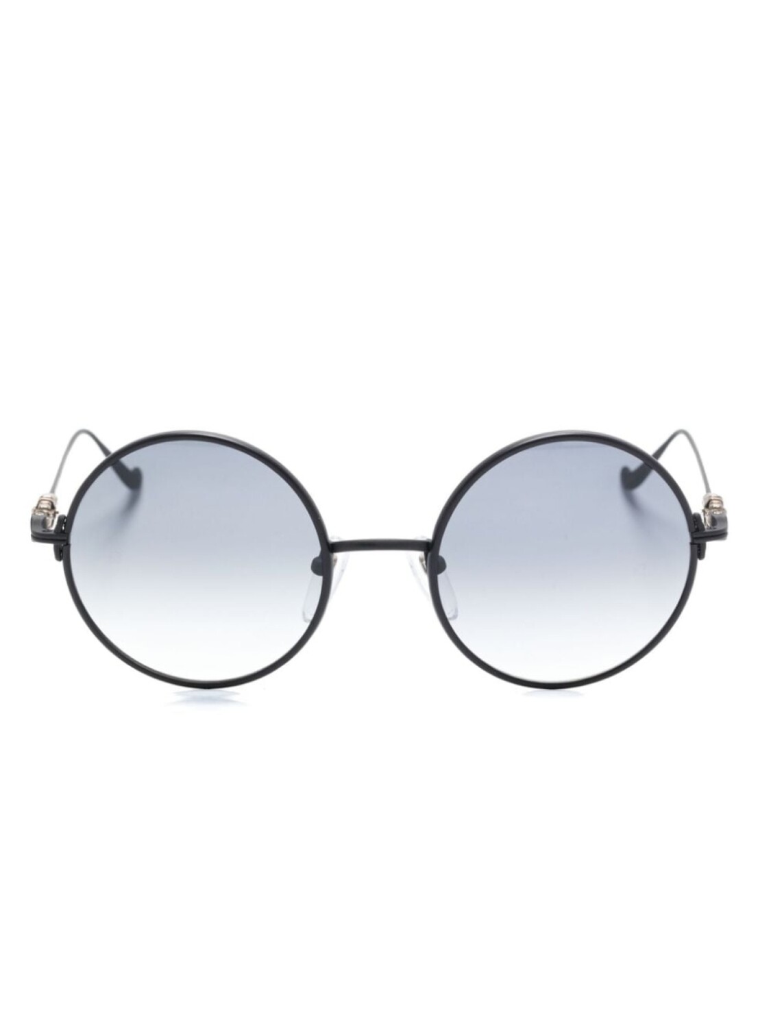 

Chrome Hearts солнцезащитные очки в круглой оправе, черный