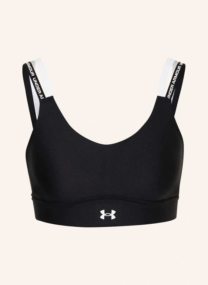 

Спортивный бюстгальтер ua infinity 2 0 mid rib Under Armour, черный