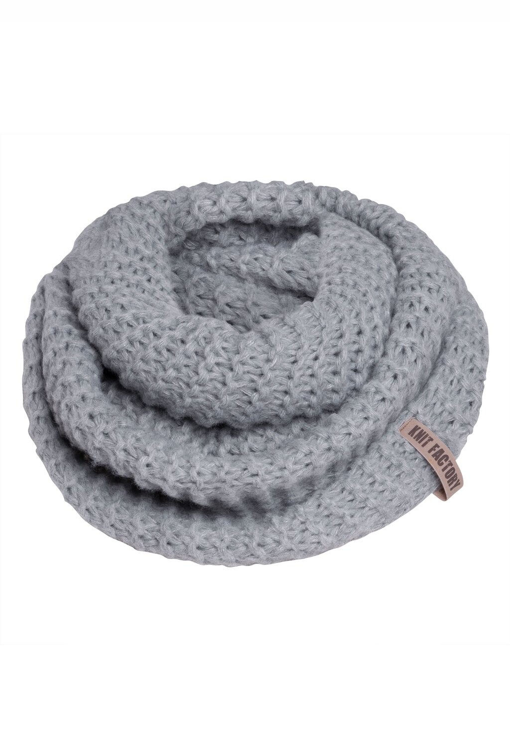 

Снуд ALEX Knit Factory, цвет light grey