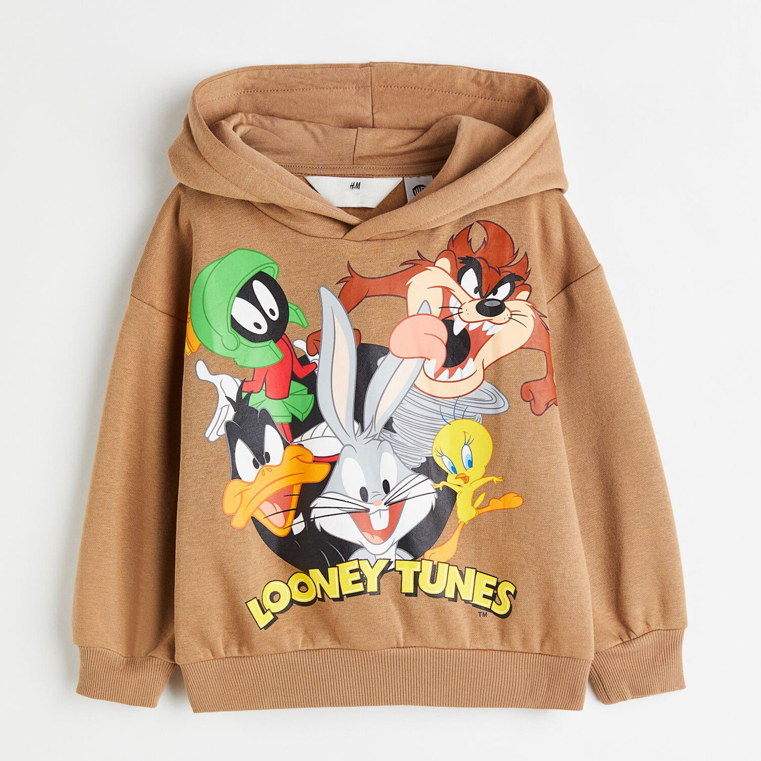 

Толстовка с принтом H&M Looney Tunes, темно-бежевый