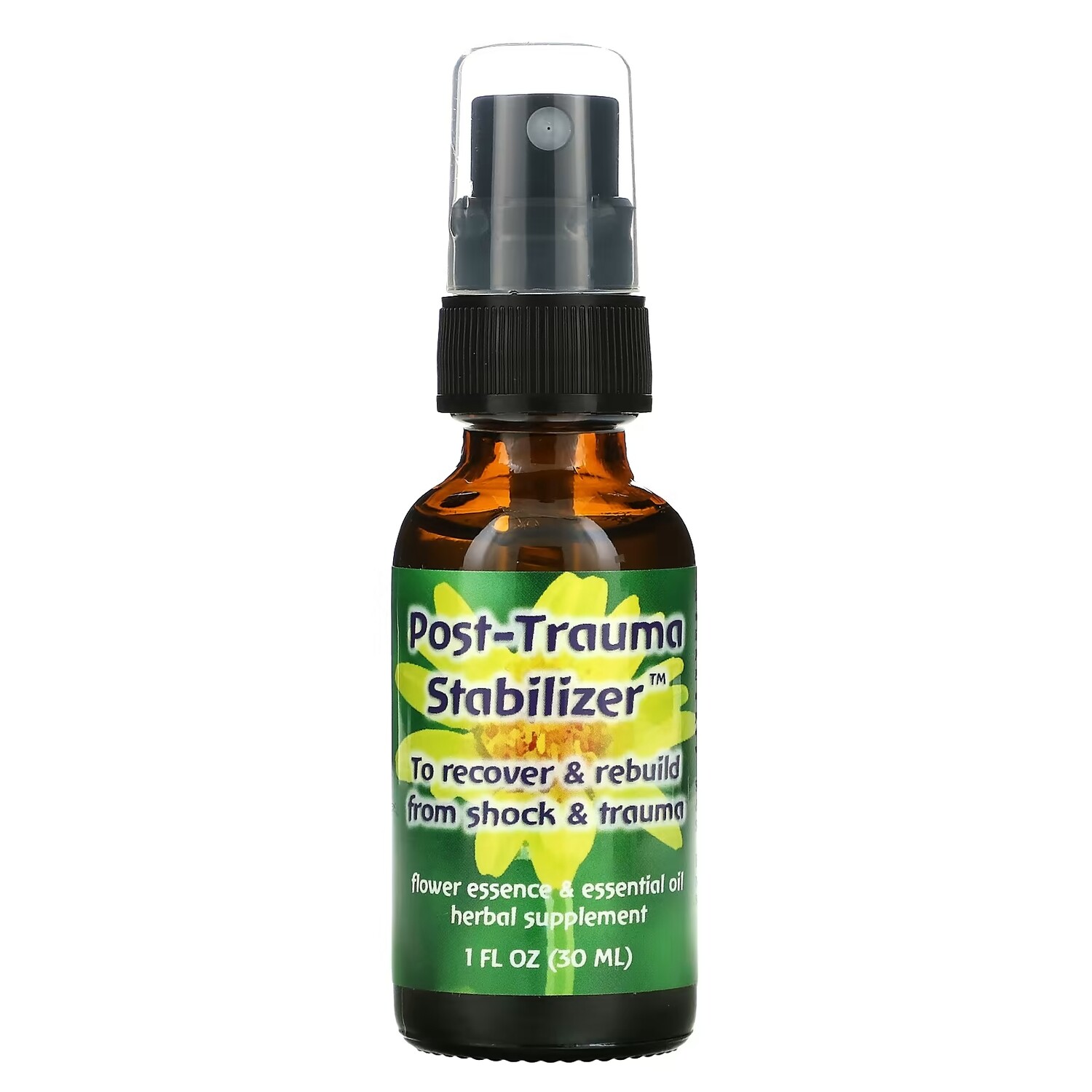 

Flower Essence Services Quintessentials Пост-травматичный Стабилизатор Цветочая Эссенция и Эфирное Масло, 30 мл